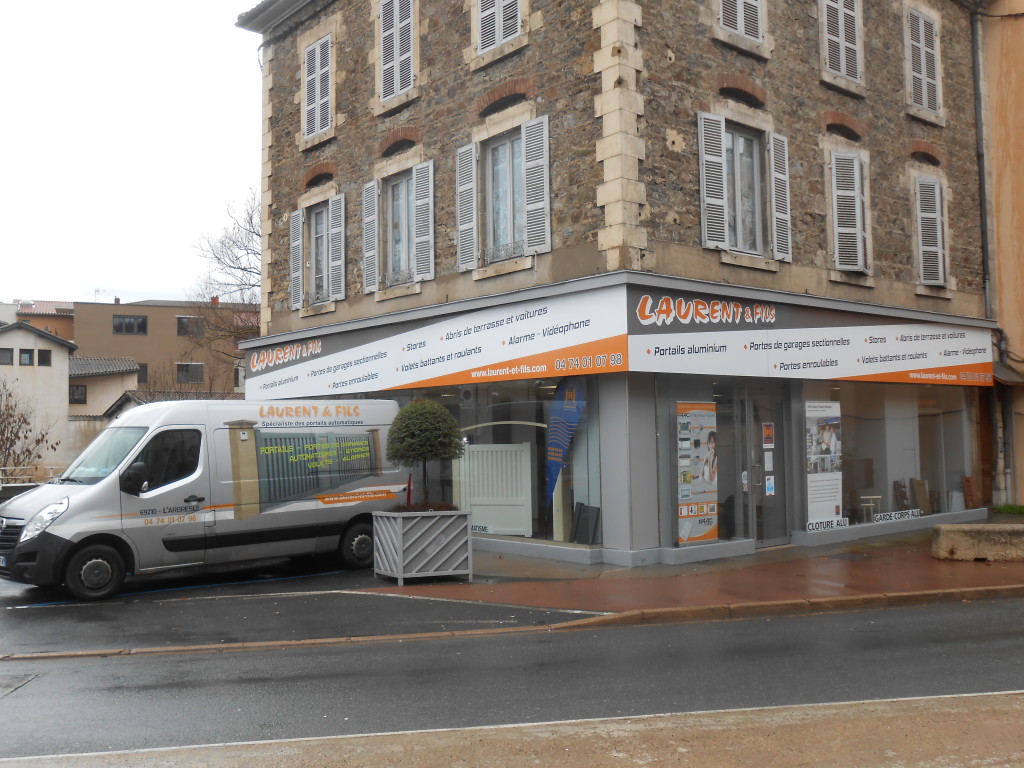 le showroom de la société
